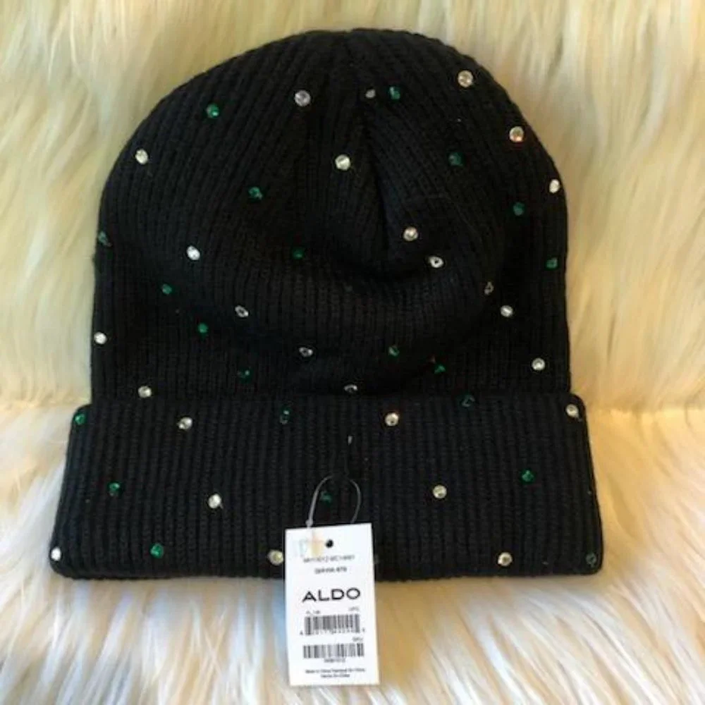 Aldo Snake/Stud Beanie Hat